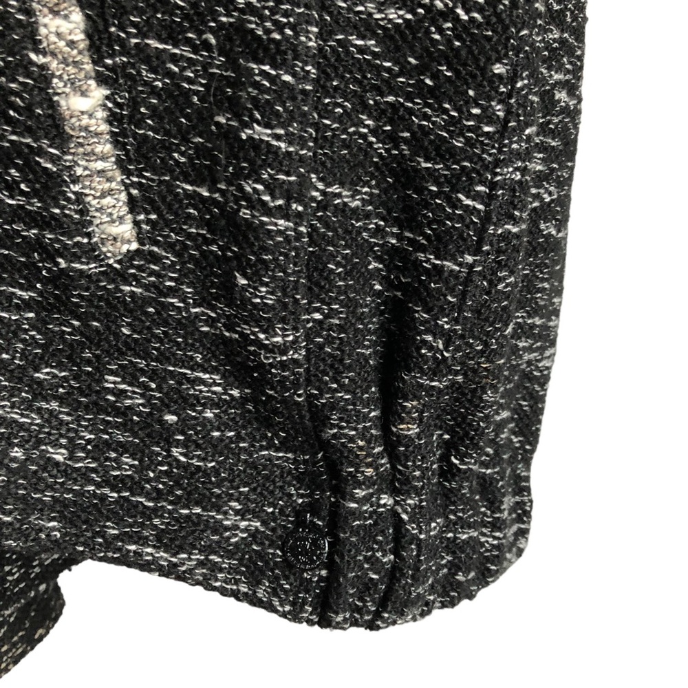 Maison Scotch Hoodie Size Small Black Heathered Lurex - Picture 7 of 11